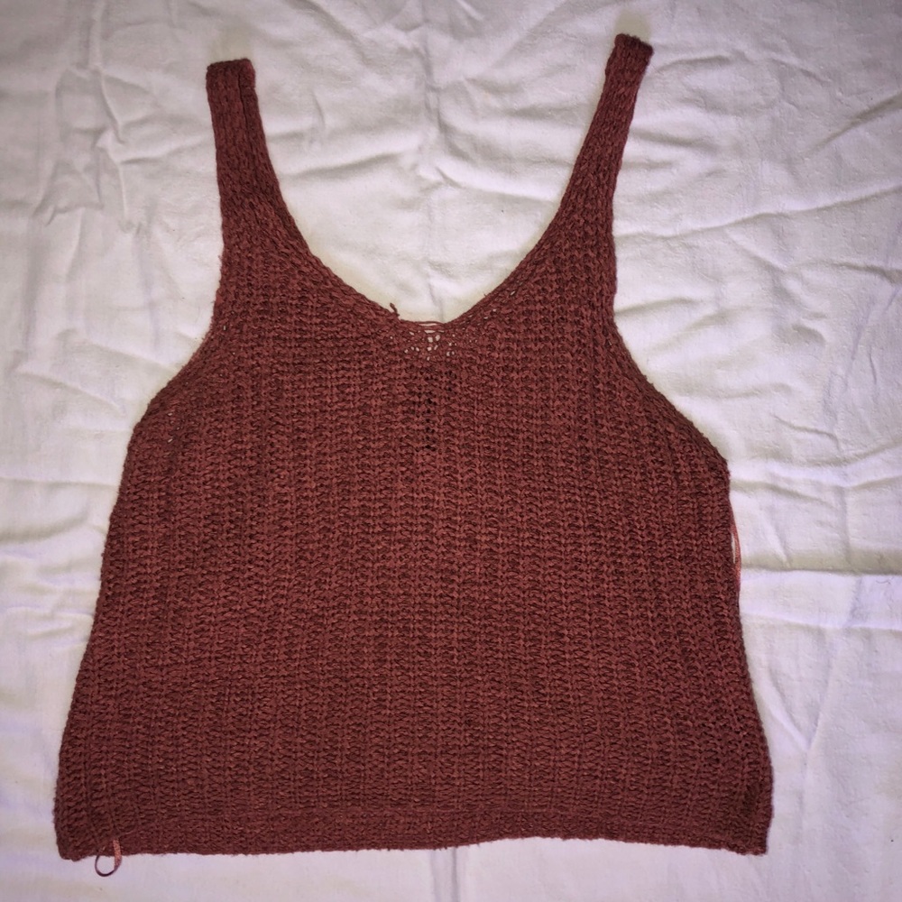 Knitted Cropped Tank top